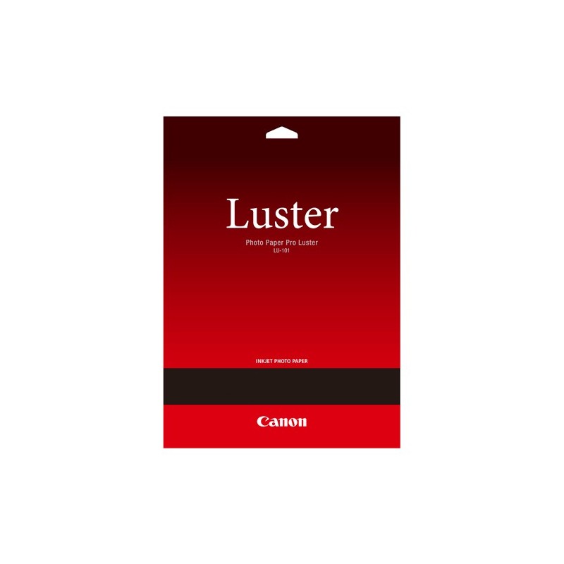 Canon LU-101 Pro Luster, A3+, 20 shts papel fotográfico Blanco Satén 6211B008