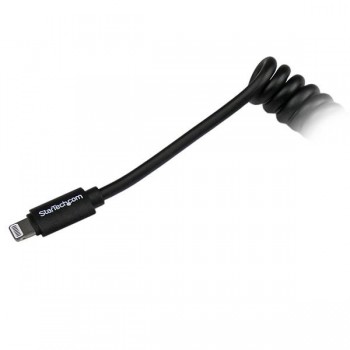 StarTech.com Cable en Espiral de 60cm Lightning 8  USBCLT60CMB