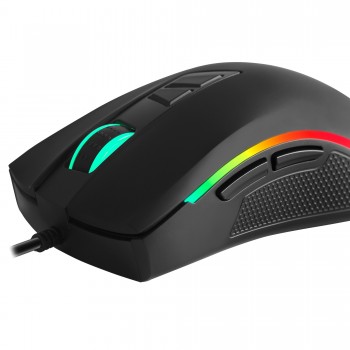 MARS GAMING MM218 Óptico 10000 DPI Negro