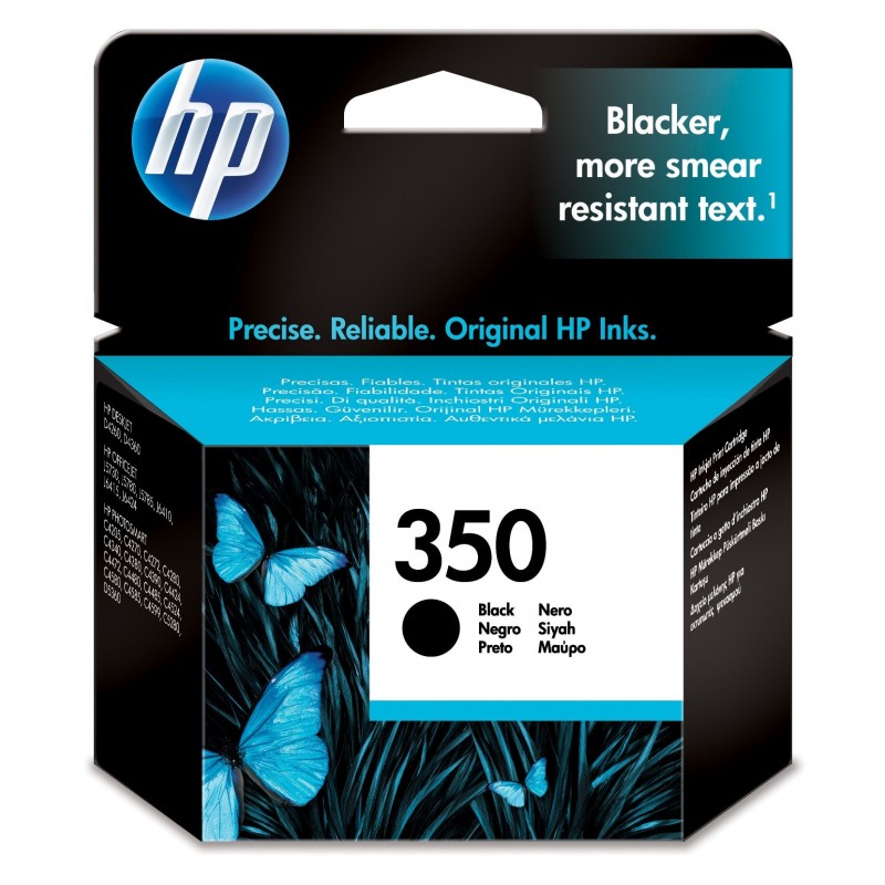 Cartucho de tinta original HP 350XL de alta capacidad negro CB336EE