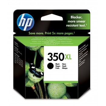 Cartucho de tinta original HP 350XL de alta capacidad negro CB336EE