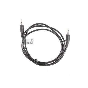 Lanberg CA-MJMJ-10CC-0012-BK Klinkenstecker auf Klinkenstecker Stereo-Audiokabel, 1,2m schwarz