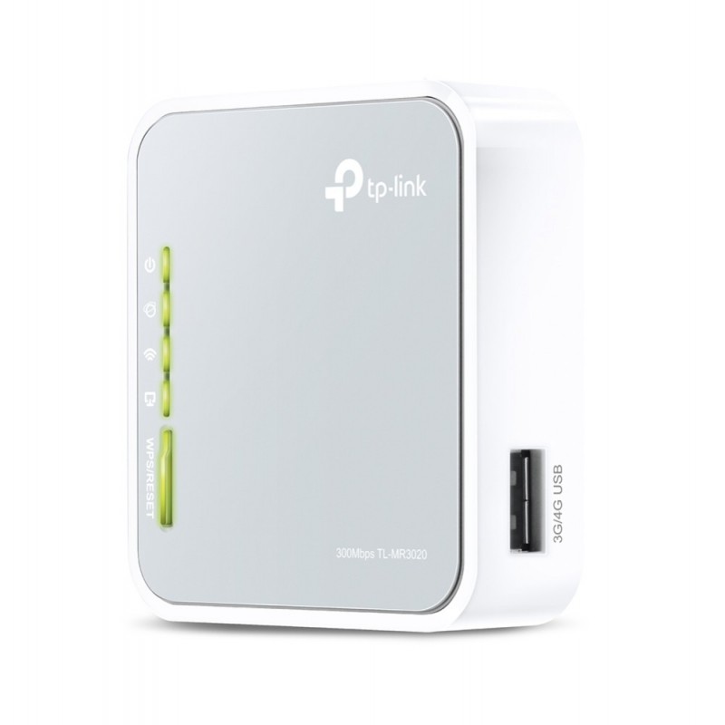 TP-LINK TL-MR3020 - Enrutador inalámbrico - 802.11b g n - 2.4 GHz (reacondicionado) TL-MR3020DUP1