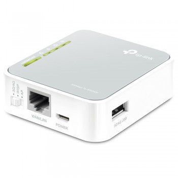 TP-LINK TL-MR3020 - Enrutador inalámbrico - 802.11b g n - 2.4 GHz (reacondicionado) TL-MR3020DUP1