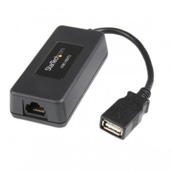 Extensor 1 puerto USB 1.1 por cable Ethernet Cat5 Cat6 UTP RJ45 40m de alcance rango USB110EXT2