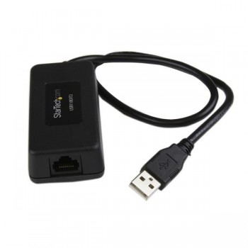 Extensor 1 puerto USB 1.1 por cable Ethernet Cat5 Cat6 UTP RJ45 40m de alcance rango USB110EXT2