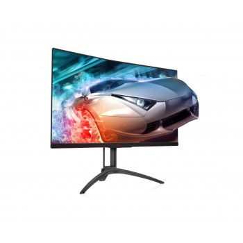 AOC Gaming AG322QC4, 80 cm (31.5"), 2560 x 1440 Pixeles, Quad HD, LED, 4 ms, Negro