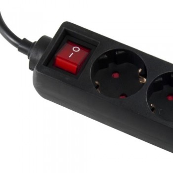 REGLETA 3GO REG4 - 4 TOMAS SCHUKO - CABLE 1.5M