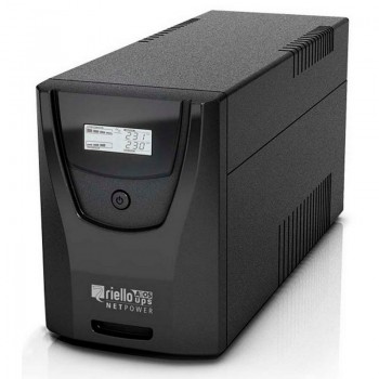 Riello UPS Net Power NPW 1000 - UPS - CA 220 230 240 V - 600 vatios - 1000 VA - RS-232, USB - 4 cone