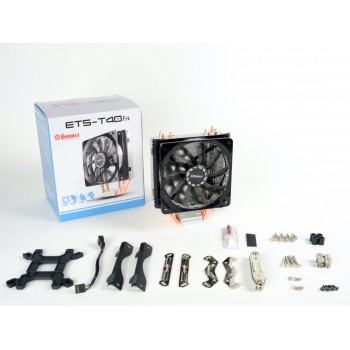 VENTILADOR DISIPADOR GAMING ENERMAX ETS-T40F-TB PARA INTEL AMD 1x12cm (reacondicionado)
