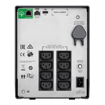 APC SMC1500IC, 1500 VA, 900 W, 170 V, 300 V, 220 V, 240 V