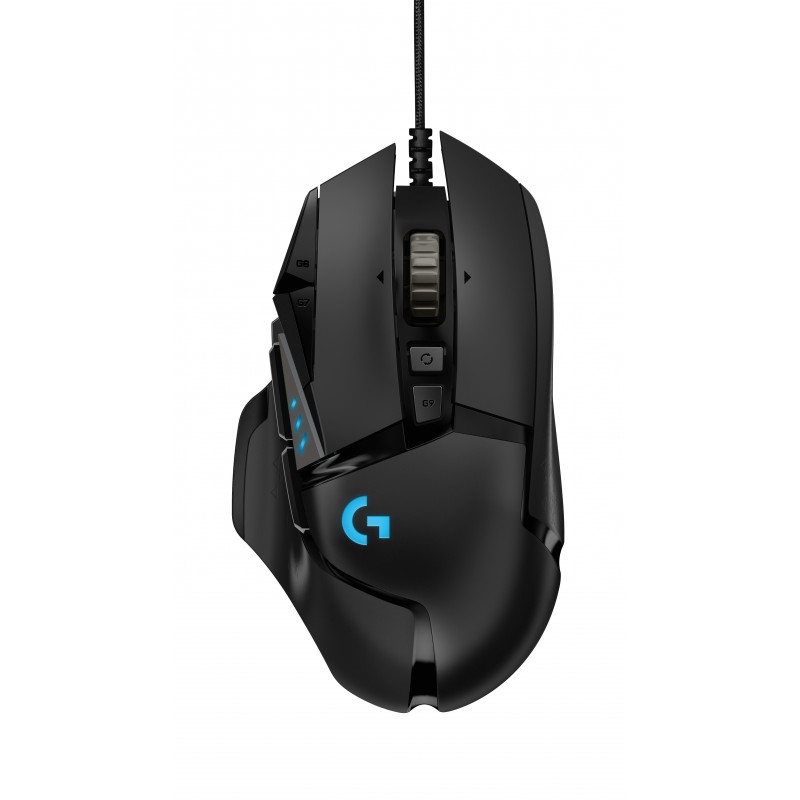 Logitech G502 Hero ratón USB Óptico 16000 DPI mano derecha 910-005470