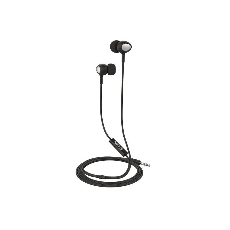 Celly UP500BK auriculares para móvil Binaural Dentro de oído Negro