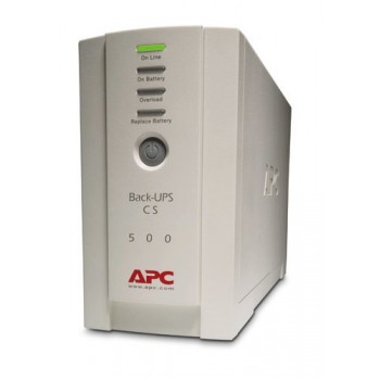 APC Back-UPS CS 500 - UPS ( externa ) - CA 230 V - 500 VA - batería de UPS Ácido de plomo - 4 conect BK500EI