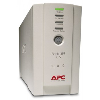 APC Back-UPS CS 500 - UPS ( externa ) - CA 230 V - 500 VA - batería de UPS Ácido de plomo - 4 conect BK500EI