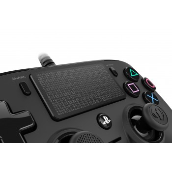 NACON PS4OFCPADBLACK, Gamepad, PlayStation 4, Analógico Digital, Share, Alámbrico, 3 m