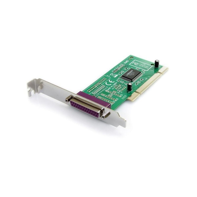 StarTech.com Adaptador Tarjeta PCI Paralelo de 1 Puerto DB25 IEEE1284 - SPP EPP ECP y BPP, PCI, Para PCI1PECP