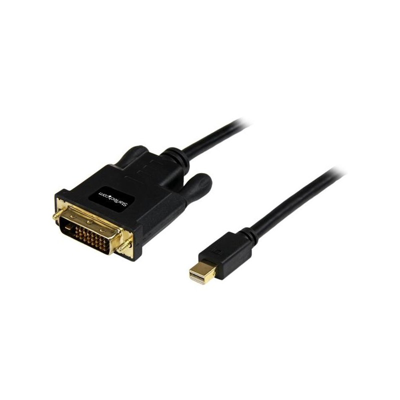 StarTech.com Cable de 3m Adaptador de Vídeo Mini DisplayPort a DVI-D - Conversor Pasivo - 1920x1200  MDP2DVIMM10B