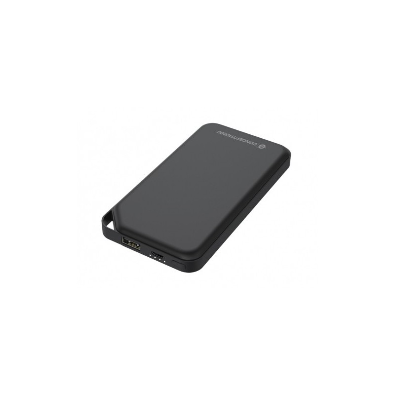 Conceptronic AVIL 01B, Negro, Universal, Micro-USB, Polímero de litio, 10000 mAh, USB AVIL01B