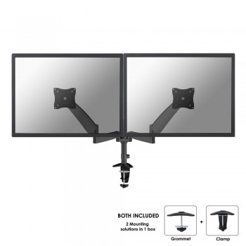 DESK MOUNT DUAL 10-27IN GAS BLADESK FPMA-D950DBLACK