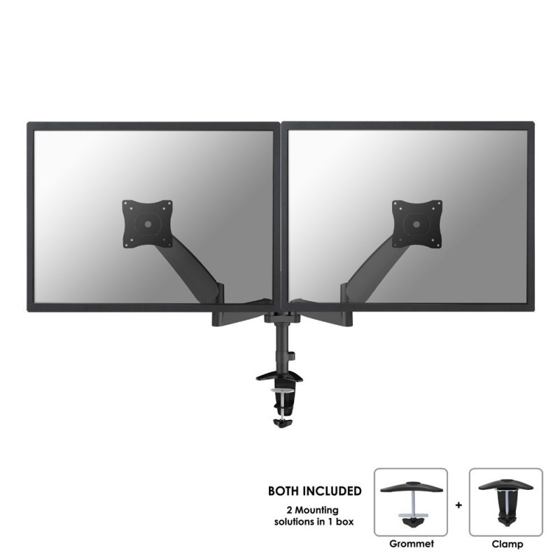 DESK MOUNT DUAL 10-27IN GAS BLADESK FPMA-D950DBLACK