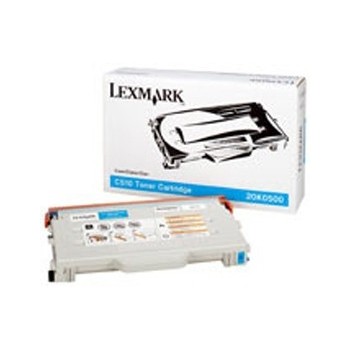 Lexmark C510 Cyan Toner Cartridge Cian 20K0500
