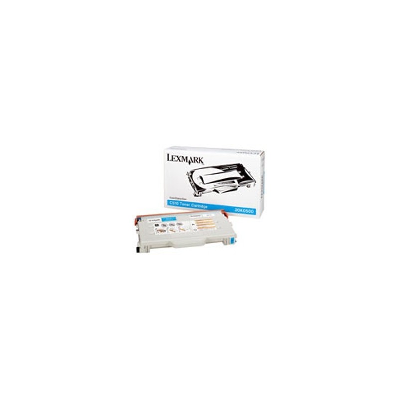 Lexmark C510 Cyan Toner Cartridge Cian 20K0500