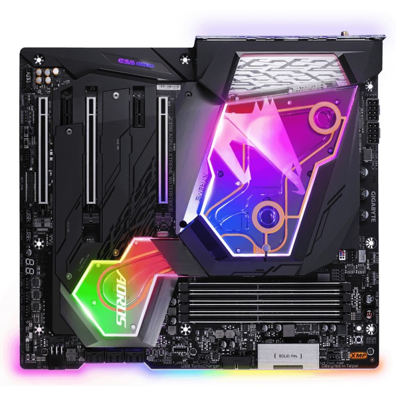 Gigabyte Z390 Aorus Xtreme Waterforce, DDR4-SDRAM, DIMM, 2133,2400,2666,2800,3000,3200,3300,3333,340 Z390 AORUS XTREME WATERFOCE