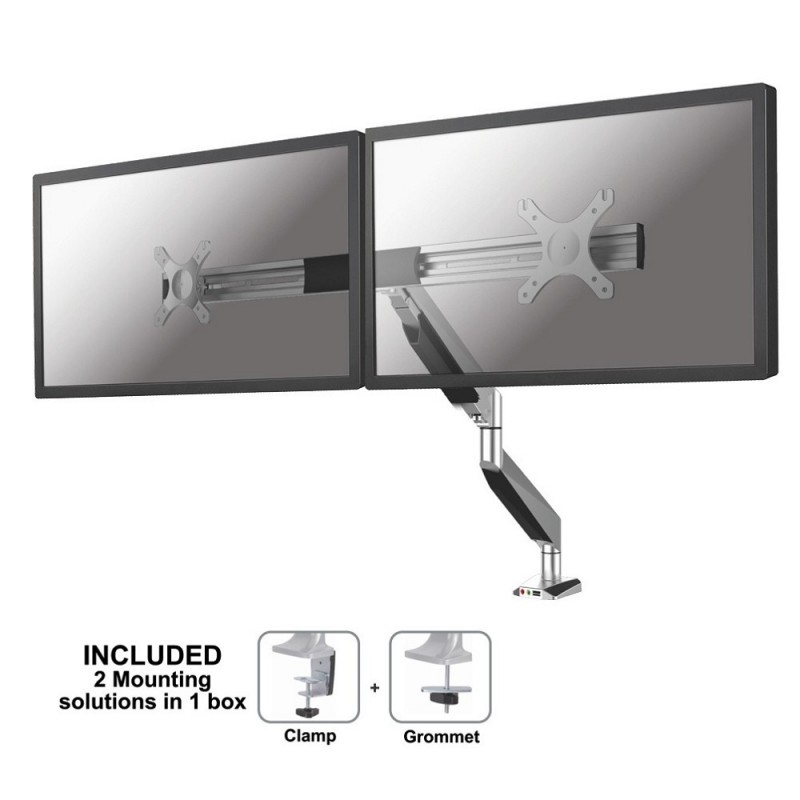 SOPORTE MONITOR NM-D725DXSILVER