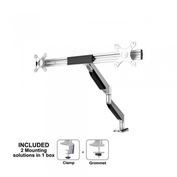 SOPORTE MONITOR NM-D725DXSILVER