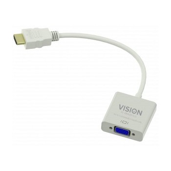 Vision TC-HDMIVGA, HDMI, VGA, Blanco