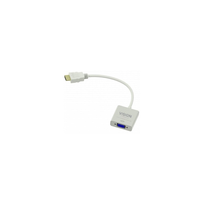 Vision TC-HDMIVGA, HDMI, VGA, Blanco