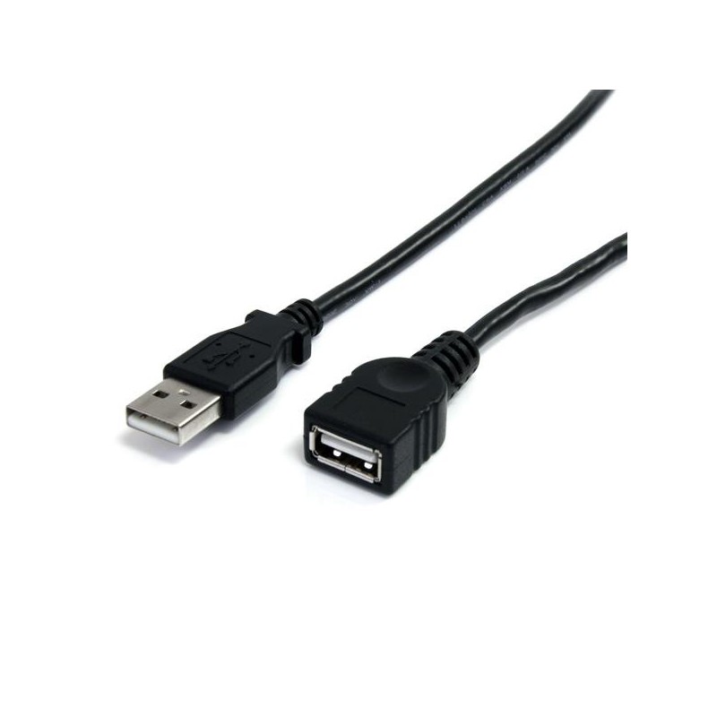 StarTech.com Cable de 1,8m de Extensión Alargador  USBEXTAA6BK
