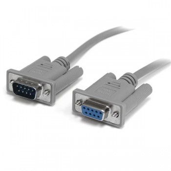 StarTech.com Cable de Módem Nulo Serie RS232 DB9 Hembra a Macho de 3m, 4,72 mm, 15 mm, 220 mm SCNM9FM