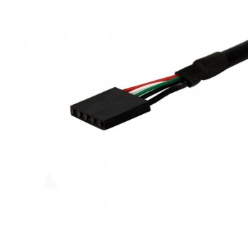 StarTech.com Cable de 30cm USB 2.0 para Montaje en Panel Conexión a Placa Base - Hembra USB A, 0,3 m USBPNLAFHD1