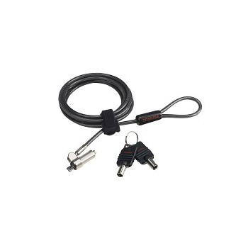 Toshiba Ultra Slim Lock, Llave, 2 m, 4,4 mm, Negro, Gris PA5288U-1KCL