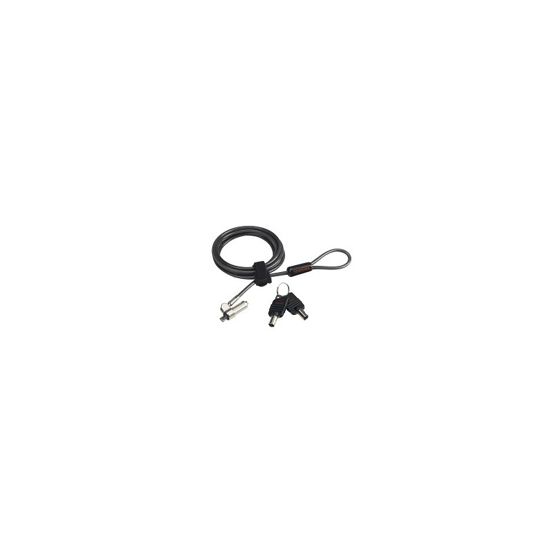 Toshiba Ultra Slim Lock, Llave, 2 m, 4,4 mm, Negro, Gris PA5288U-1KCL