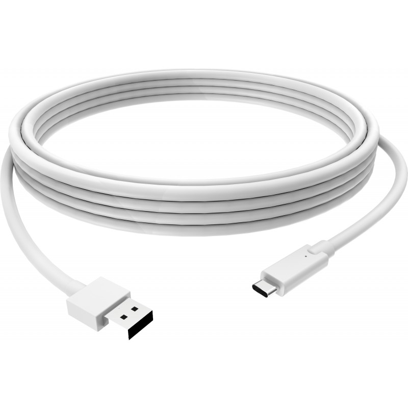 Vision TC 1MUSBCA, 1 m, 2.0 3.0 (3.1 Gen 1), USB A, USB C, Macho Macho, Níquel