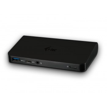 i-tec USB-C Dual Display (MST) Replicador, Alámbrico, USB 3.1 (3.1 Gen 2) Type-C, USB Tipo C, 3,5 mm C31DUALDOCKPD