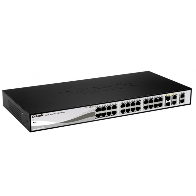 D-Link DES-1210-28 24 puertos RJ-45 10 100 1000 Mbps Negro DES-1210-28