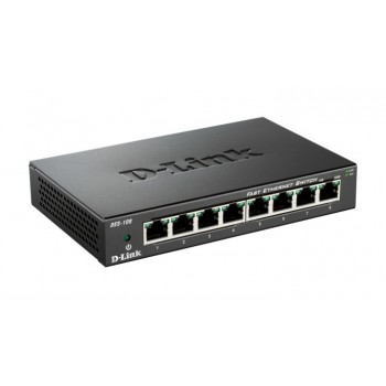 D-Link DES-108 8 puertos RJ-45 10 100 Mbps Negro DES-108