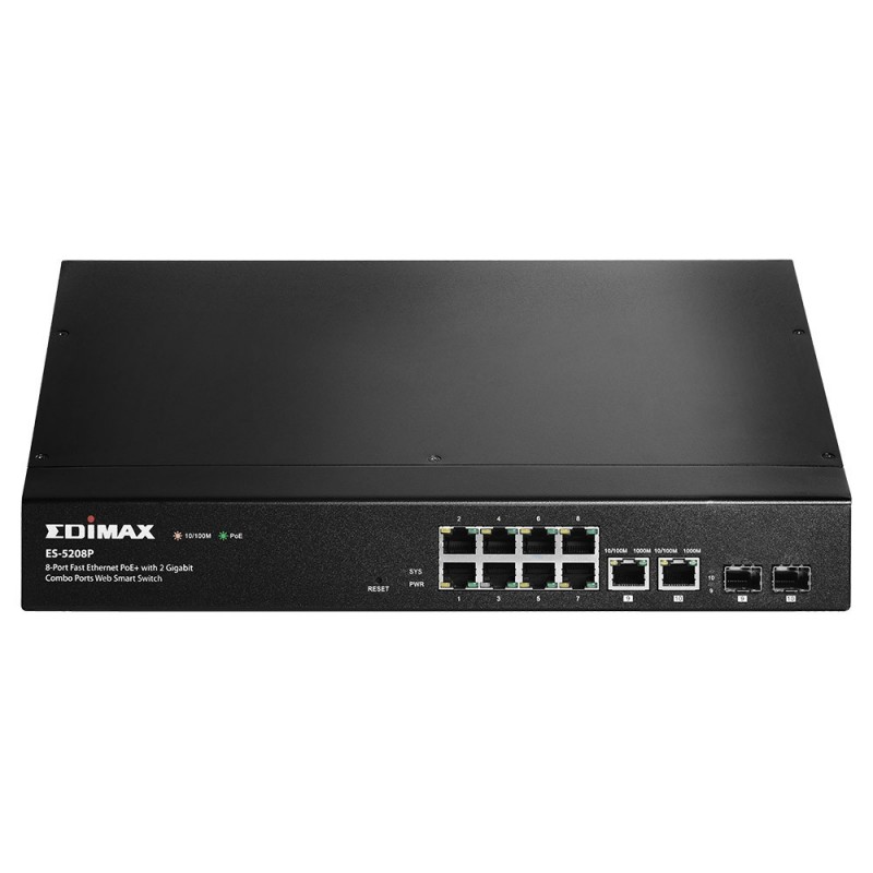 EDIMAX ES-5208P 8 puertos RJ-45 Negro ES-5208P