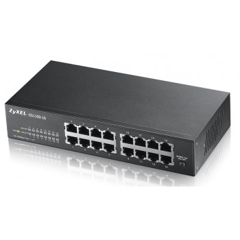 Zyxel GS1100-16 16 puertos RJ-45 Negro GS1100-16-EU0101F