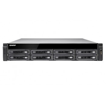 QNAP TS-EC880U R2, Unidad de disco duro, SSD, Serial ATA II, Serial ATA III, 2.5 3.5", 0, 1, 5, 6, 1 TS-EC880U-E3-4GE-R2