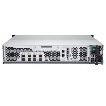 QNAP TS-EC880U R2, Unidad de disco duro, SSD, Serial ATA II, Serial ATA III, 2.5 3.5", 0, 1, 5, 6, 1 TS-EC880U-E3-4GE-R2