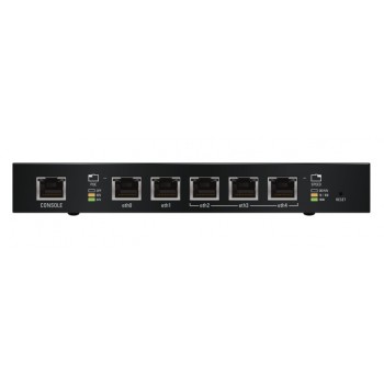 UBIQUITI EdgeRouter cableado 5 puertos RJ-45 10,10,1000 Negro ERPOE-5