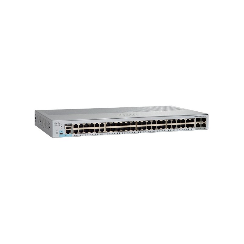 Cisco Catalyst 2960-L, Gestionado, L2, Gigabit Ethernet (10 100 1000), Bidireccional completo (Full  WS-C2960L-48TS-LL