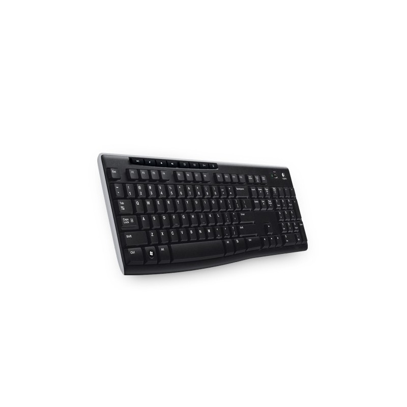 Logitech K270 teclado RF inalámbrico QWERTY Inglés Negro 920-003745