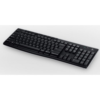 Logitech K270 teclado RF inalámbrico QWERTY Inglés Negro 920-003745