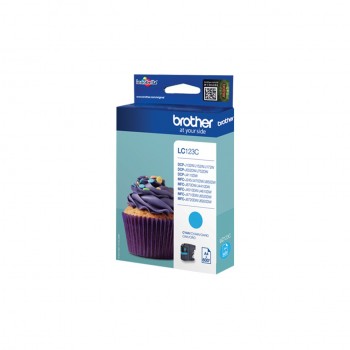 TINTA BROTHER LC123C DCPJ4110DW MFCJ4410DW 4510DW 4710DW ORI CIAN
